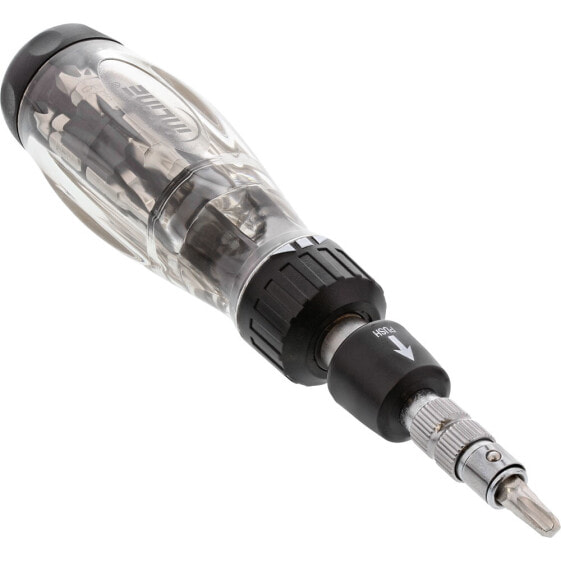 InLine Flex ratchet screwdriver with bit holder 14in1