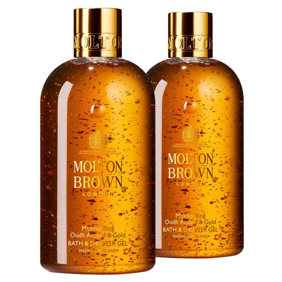 Molton Brown Mesmerising Oudh Accord & Gold Bath & Shower Gel Doppelpack (2er Set)