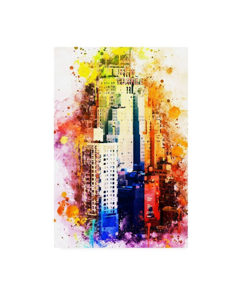Philippe Hugonnard NYC Watercolor Collection - the New Yorker Canvas Art - 15.5" x 21"