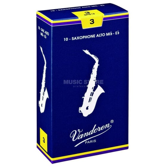 Vandoren Classic Alto Sax Reeds 1.5 Box of 10