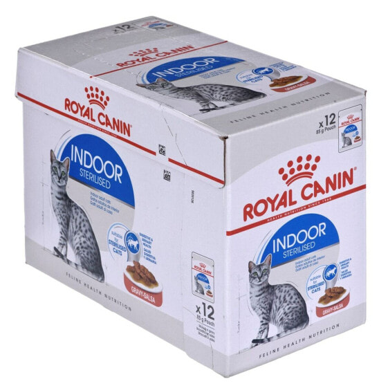 Влажный корм для кошек Royal Canin Indoor Sterilized Мясо 12 x 85 г