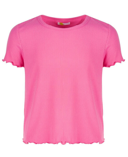 Girls Solid Ribbed T-Shirt, Created for Macy's