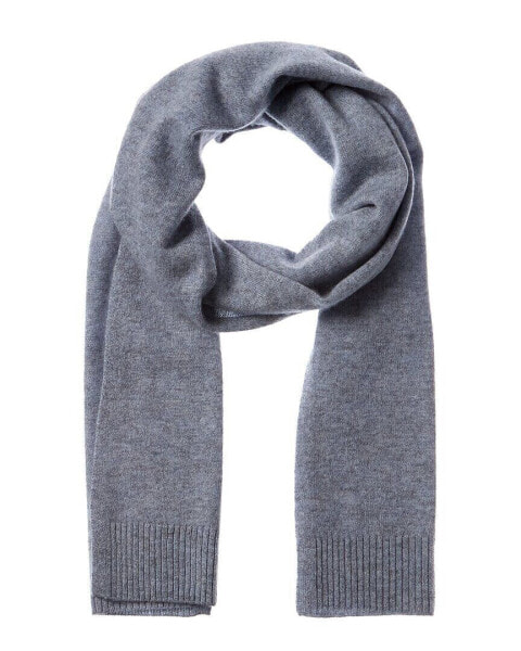 Шарф Qi Cashmere Jersey Cashmere Scarf Men's Blue