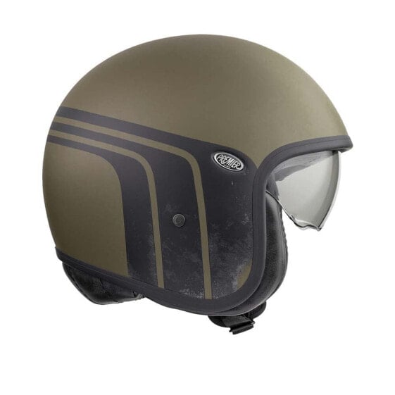 Шлем для мотоциклистов PREMIER HELMETS Vintage BTR Military BM 22.06 с открытым лицом