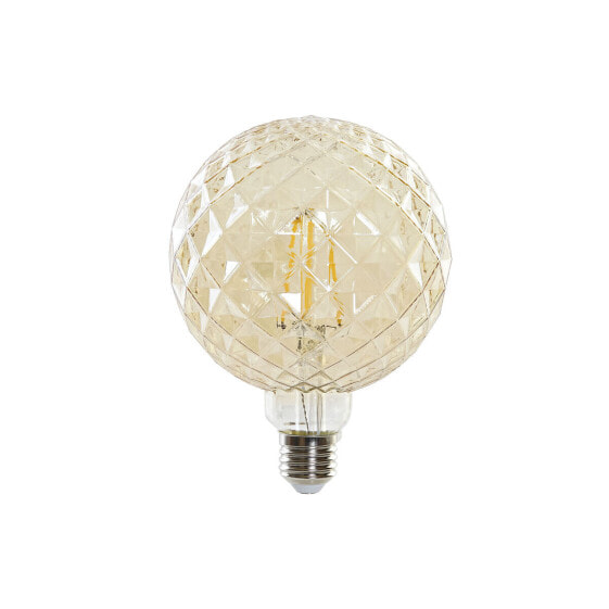 Светодиодная лампочка DKD Home Decor Янтарь 4 W E27 450 lm 12 x 12 x 16,5 cm