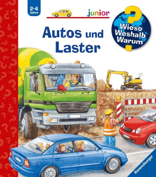 Детская книга Ravensburger WWWjun11: Автомобили и грузовики