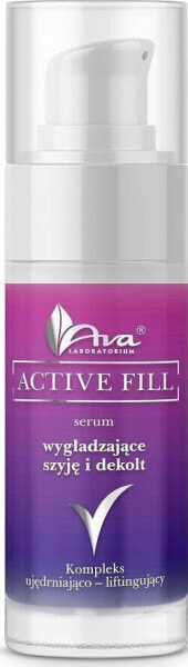 Ava Ava Laboratorium Active Fill serum wygładzające szyję i dekolt 30ml