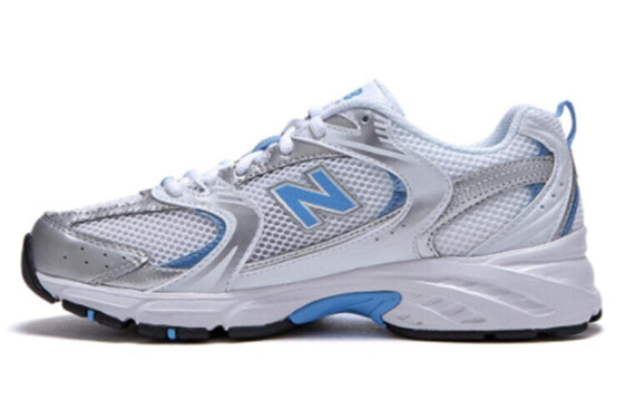 New Balance 530系列 复古低帮跑步鞋 男女同款 白蓝色 / Кроссовки New Balance MR530MIC