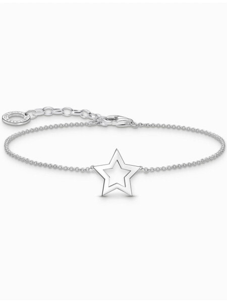 Thomas Sabo A2162-001-21-L19V Silver bracelet w. star pendant