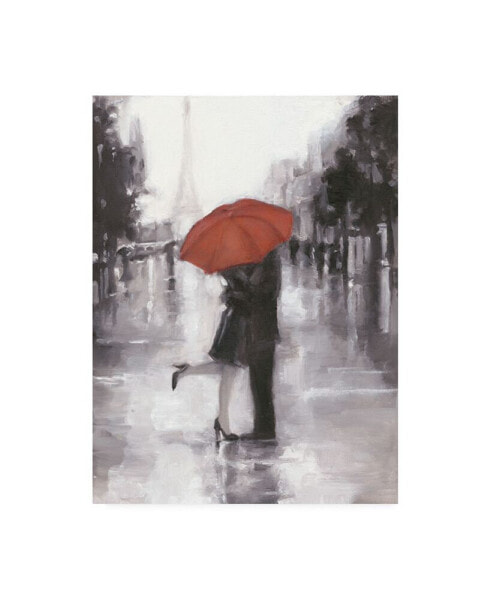 Ethan Harper Caught in the Rain Canvas Art - 20" x 25"