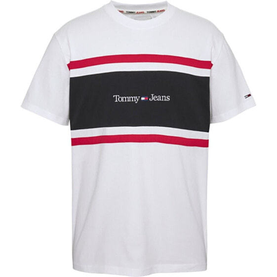 TOMMY JEANS Classic Linear Cut & Sew short sleeve T-shirt