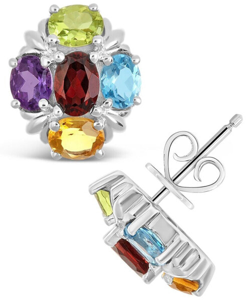 Серьги Macy's Multi-Gemstone Stud