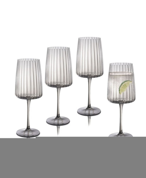 Modern Ap Wine Glasses, Set of 4