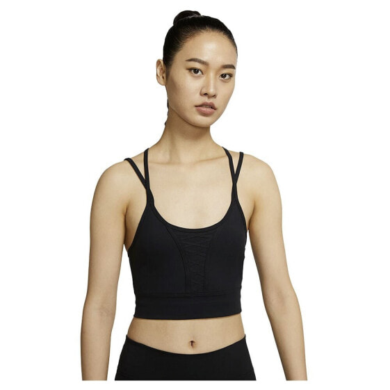 NIKE Dri-Fit Lux Cropped Lacing sleeveless T-shirt