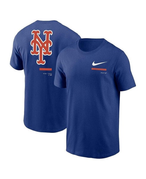 Men's Royal New York Mets Over the Shoulder T-shirt