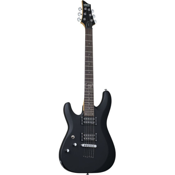 Schecter C-6 Deluxe Satin Black LH Lefthand