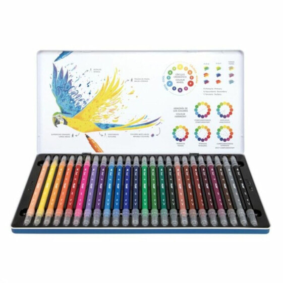 Set of Felt Tip Pens Milan 24 Pieces Multicolour