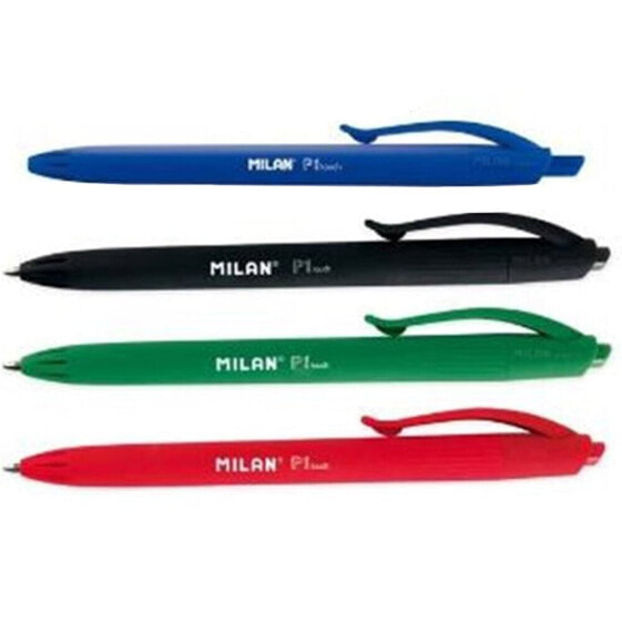 Ручка сенсорная MILAN Pen P1 Touch 1мм, разноцветная, чернила из Германии, красная, 1 шт.