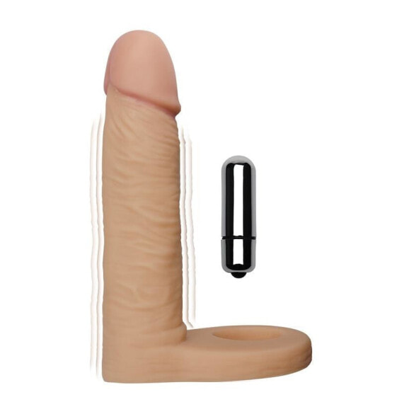 Dildo The Ultra Soft Double with Vibration 5.8 Flesh