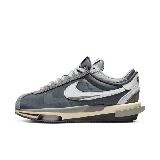 [DQ0581-001] Mens Nike Zoom Cortez SP 'sacai Iron Grey'