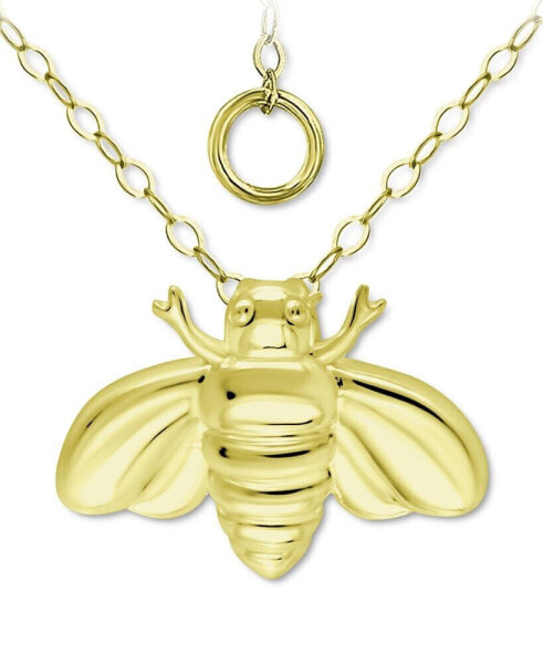 Giani Bernini bee Pendant Necklace, 16" + 2" extender, Created for Macy's