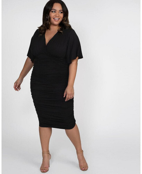 Women's Plus Size Rumor Ruched Dress