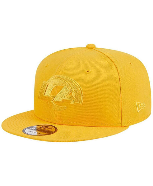 Бейсболка снепбек мужская New Era Los Angeles Rams золотого цвета 9FIFTY