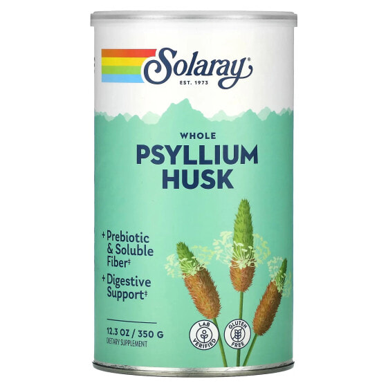 БАД клетчатка SOLARAY Whole Psyllium Husk, 12.3 унции (350 г)