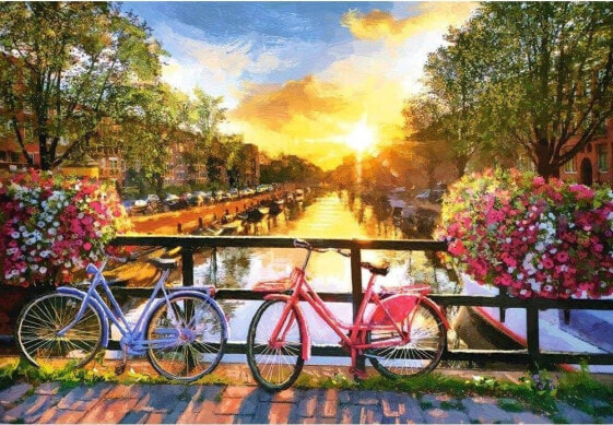Castorland Puzzle 1000 Picturesque Amsterdam&Bicycles CASTOR