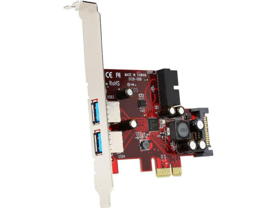 StarTech.com PEXUSB3S2EI 4-port PCI Express USB 3.0 card - 2 external, 2 interna