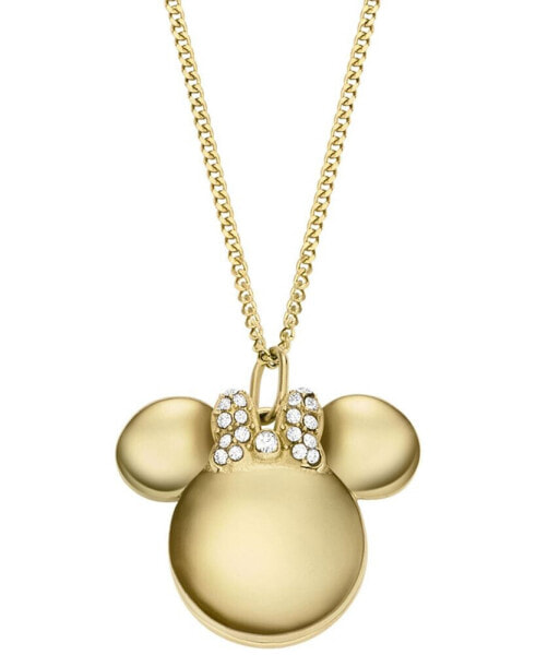 Women's Disney x Fossil Special Edition Gold-Tone Stainless Steel Pendant Necklace