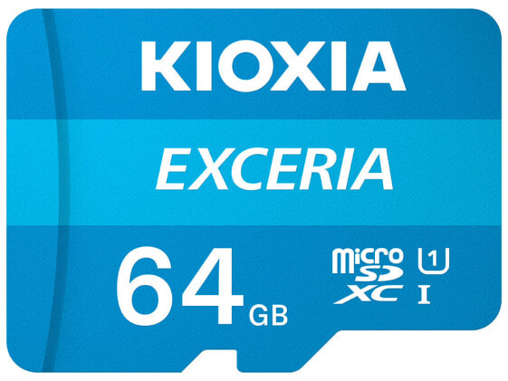 Kioxia Exceria - 64 GB - MicroSDXC - Class 10 - UHS-I - 100 MB/s - Class 1 (U1) - Карта памяти 64 ГБ