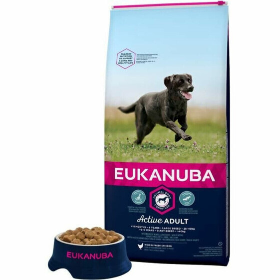 Фураж Eukanuba Для взрослых Курица 15 kg