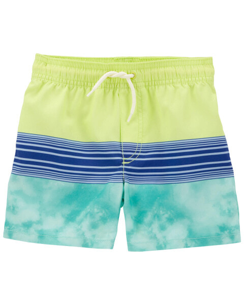 Toddler Colorblock Swim Trunks 3T