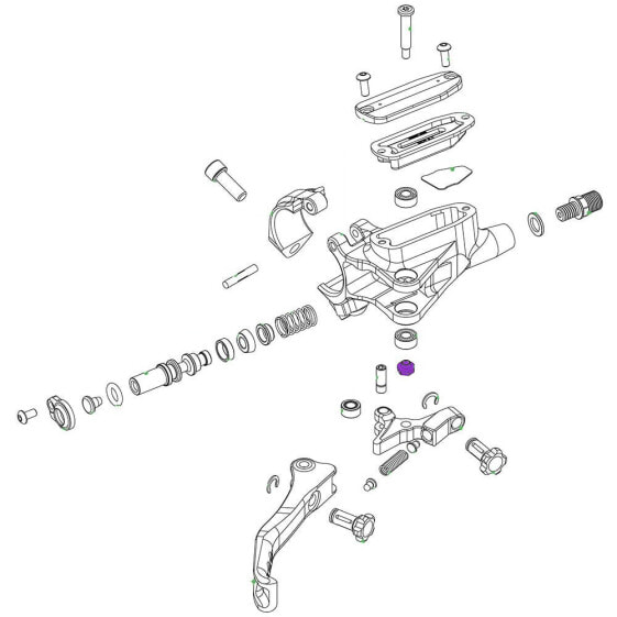 HOPE Tech4 HBSP428 Pivot Bolt