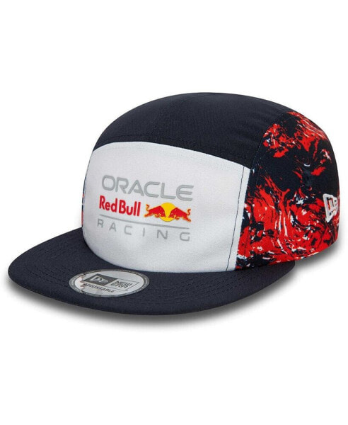 Men's White, Navy Red Bull Racing Camper Adjustable Hat