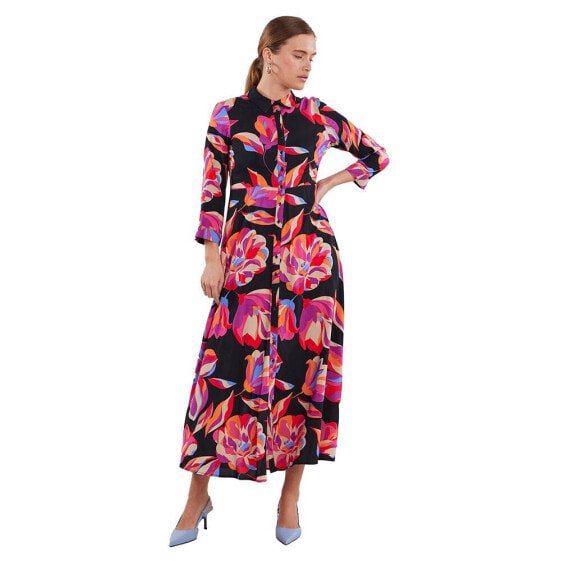 YAS Fima Long Sleeve Long Dress