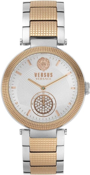 Часы наручные женские Versace VSP791618 Star Ferry кварцевые розового золота серебристый циферблат