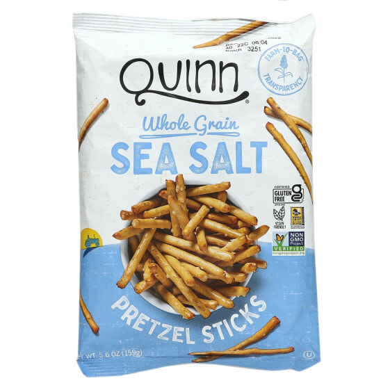 Сухарики цельнозерновые с морской солью 5.6 унции (159 г) Quinn Snacks