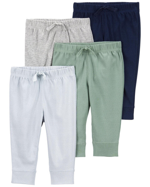 Baby 4-Pack Pull-On Pants NB