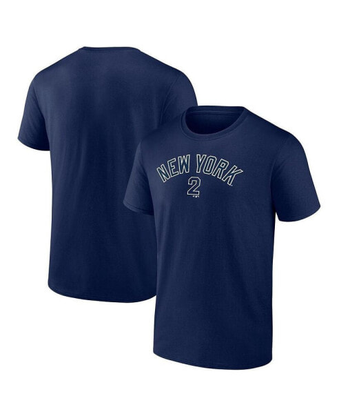 Men's Derek Jeter Navy New York Yankees Player Name and Number T-shirt