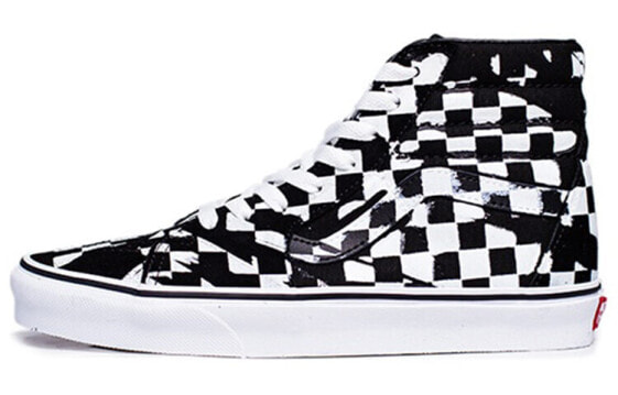 Кеды Vans SK8 HI Checkerboard Unisex