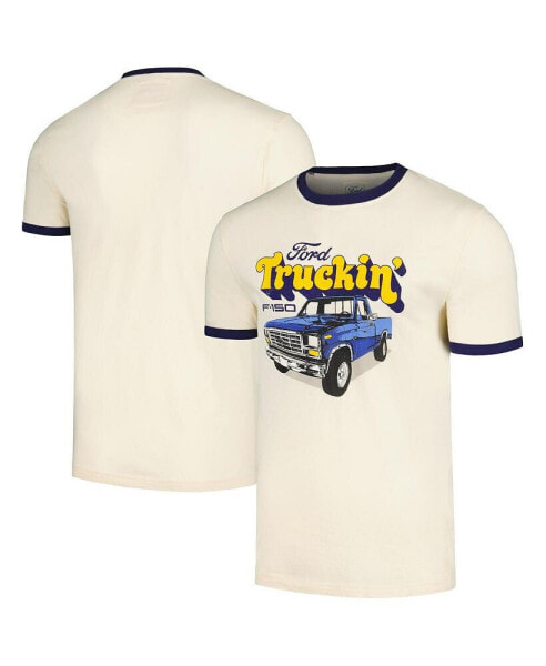 Men's Cream Ford BT Ringer T-Shirt