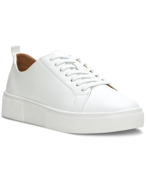 Women's Zamilio Lace-Up Low-Top Leather Sneakers