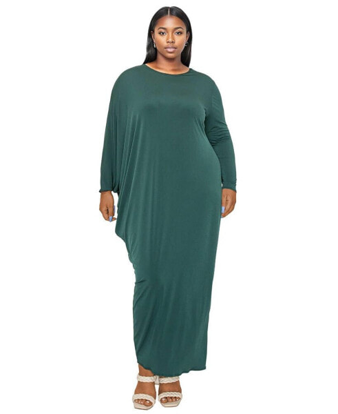 Women's Plus Size Louella Asymmetrical Maxi Dress