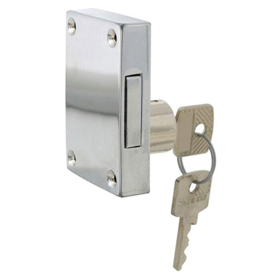OLCESE RICCI Dx Chromed Brass Door Lock
