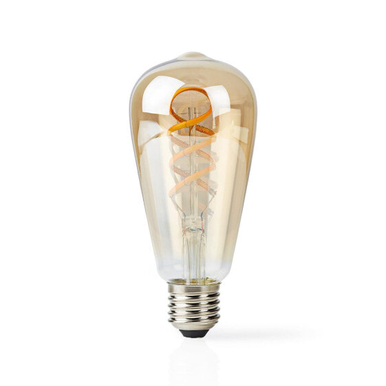 Nedis WIFILT10GDST64 - Smart bulb - Gold - Wi-Fi - LED - E27 - Cool white - Warm white