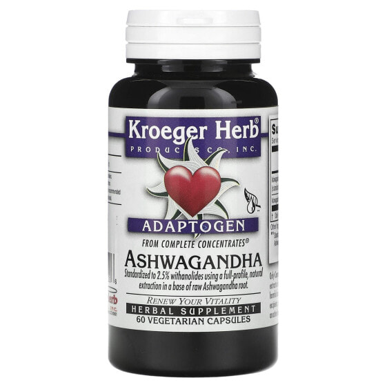 Ashwagandha, 60 Vegetarian Capsules