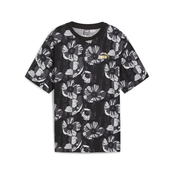 PUMA ESS+ Class Act Aop short sleeve T-shirt