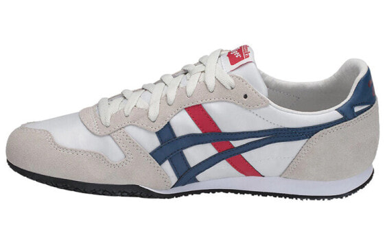 Onitsuka Tiger鬼冢虎 Serrano 低帮 运动休闲鞋 男女同款 白蓝红 / Кроссовки Onitsuka Tiger Serrano D109L-9049